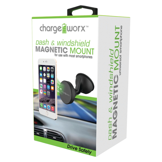 Picture of Chargeworx Magnetic Dash & Windshield Mount Black