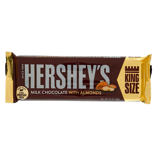 Picture of Hershey's Milk Chocolate with Almonds Bar King Size 2.6oz