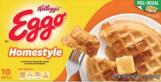 Picture of Kellogg's Frozen Eggo Homestyle Waffles 10ct