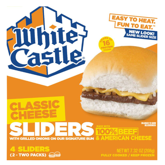 Picture of White Castle Frozen Classic Cheeseburger Sliders 4ct 7.3oz