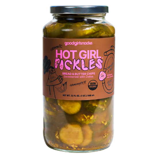 Picture of HOT GIRL PICKLES Bread & Butter Chips 32 Oz