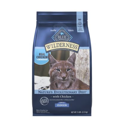 Picture of Blue Buffalo Wilderness Chicken Blend Indoor Dry Cat Food 5lb