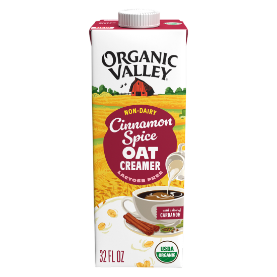 Picture of Organic Valley Cinnamon Spice Oat Coffee Creamer 32oz