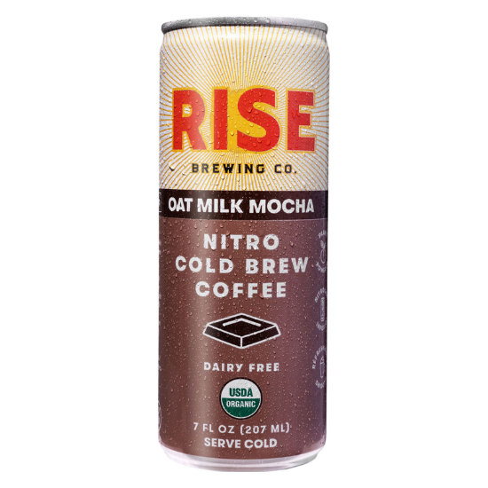 Picture of RISE Brewing Co. Oat Milk Mocha Nitro Cold Brew Latte 7oz Can