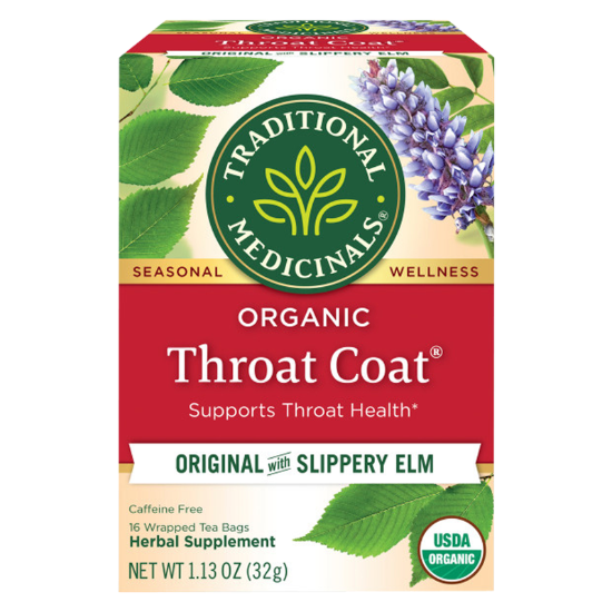 Picture of Traditional Medicinals Organic Throat Coat Herb Tea 16ct