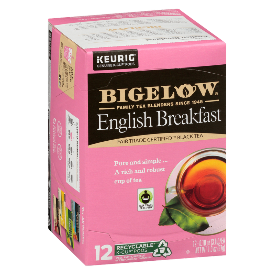 Picture of Bigelow Tea English Breakfast Caffeinated Black Tea K-Cups 12ct