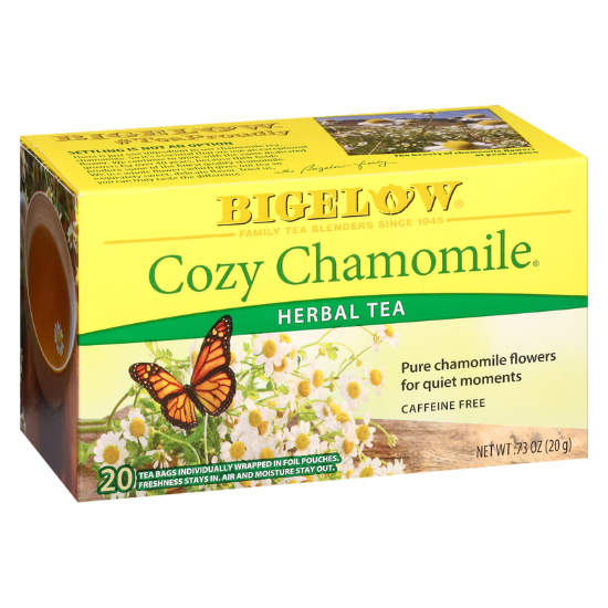 Picture of Bigelow Tea Cozy Chamomile Caffeine Free Herbal Tea Bags 18ct Box