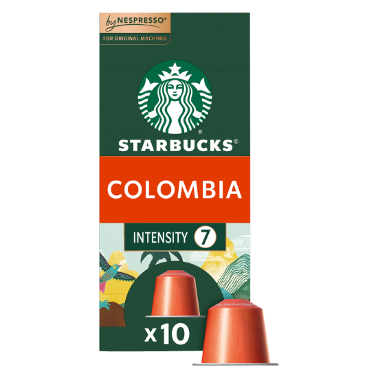 Picture of Nespresso Starbucks Colombian Espresso Roast 10ct 2.01oz Capsules