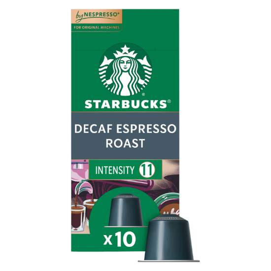 Picture of Nespresso Starbucks Decaf Espresso Roast 10ct 2.01oz Capsules
