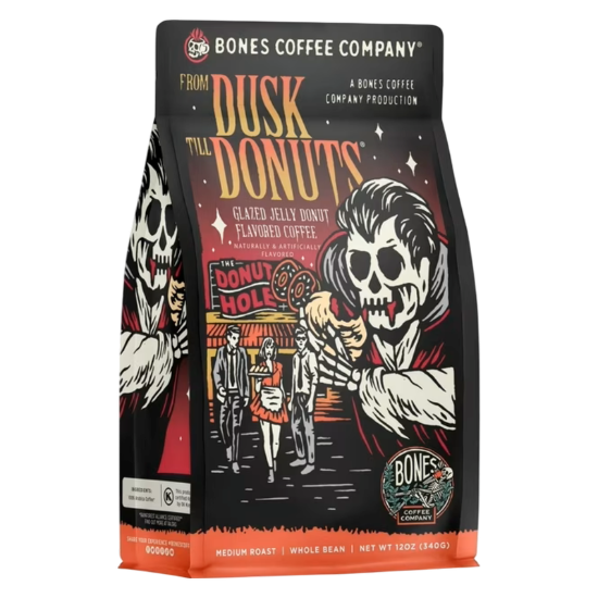 Picture of Bones Coffee Company From Dusk Till Donut Ground Coffee, 12 oz