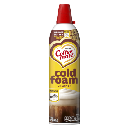 Picture of Coffee Mate Brown Butter Chocolate Chip Cookie Cold Foam 14oz Btl