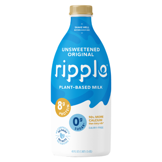 Picture of Ripple Unsweetened Original Plant-Based Milk 48oz Btl