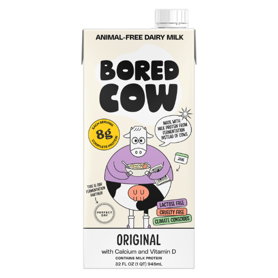 Picture of Bored Cow Animal-free Dairy Milk Strawberry 11oz Ctn