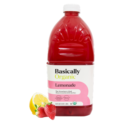 Picture of Basically Organic Strawberry Lemonade 64oz