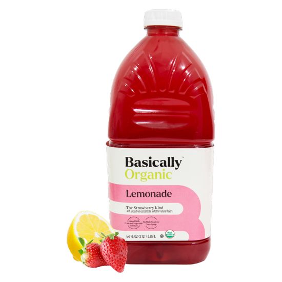 Picture of Basically Organic Strawberry Lemonade 64oz