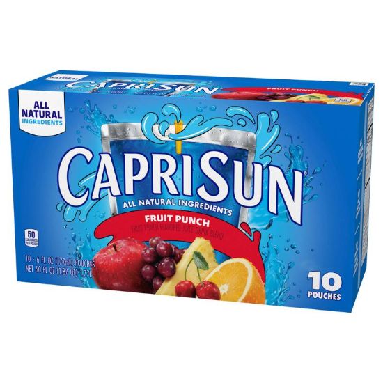 Picture of Capri Sun Fruit Punch 10pk 6oz Pouch