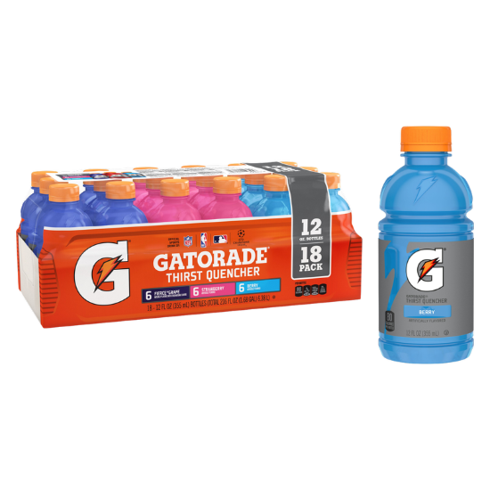 Picture of Gatorade Variety Pack 18pk 12oz Btl