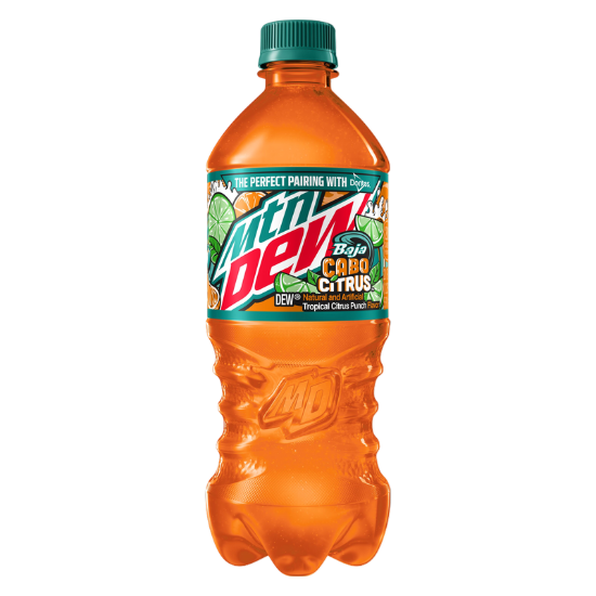 Picture of Mountain Dew Baja Cabo Citrus Dew Tropical Citrus Punch 12pk 12oz Can