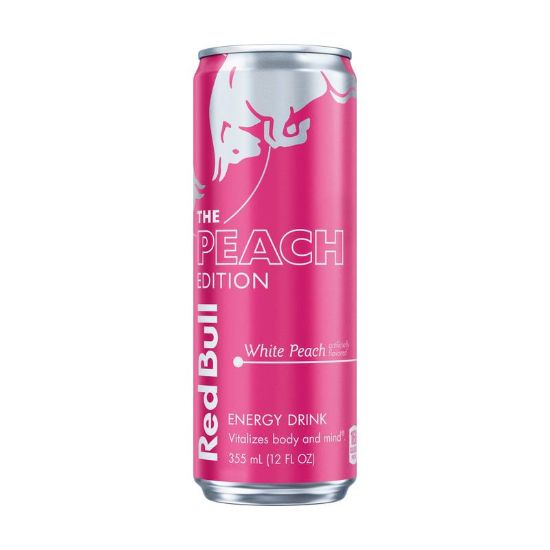 Picture of Red Bull Peach Edition White Peach Energy Drink 12oz Can