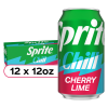 Picture of Sprite Chill Cherry Lime 12pk 12oz Can