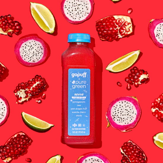 Picture of Gopuff x Pure Green Revive Juice Refresher 16 oz