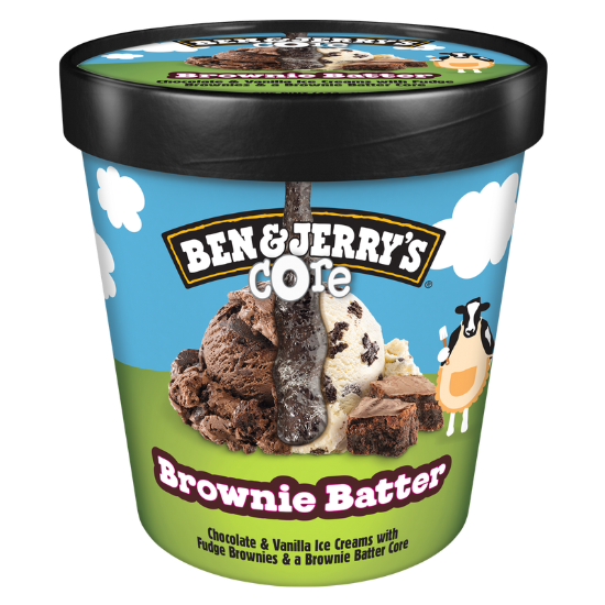 Picture of Ben & Jerry's Brownie Batter Core Ice Cream Pint
