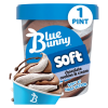 Picture of Blue Bunny Soft Chocolate Cookies and Cream Swirl Iced Frozen Dessert, 16 fl oz Pint