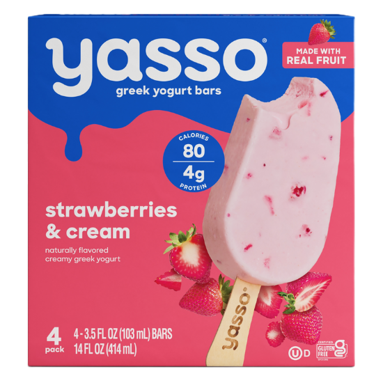 Picture of Yasso Strawberries & Cream Bars 4ct
