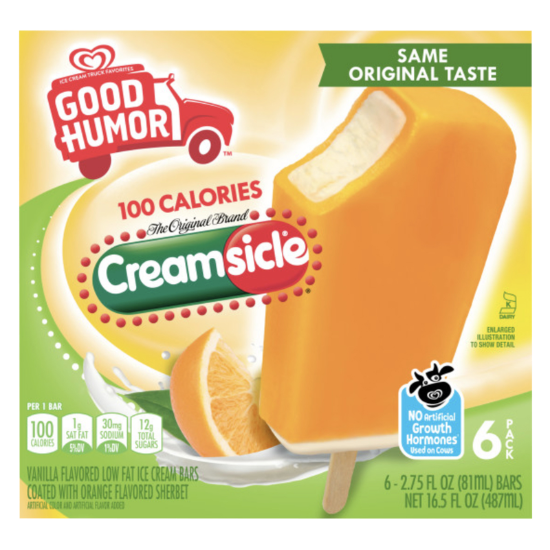 Picture of Good Humor Original Creamsicle Ice Cream Bars 6ct 16.5oz