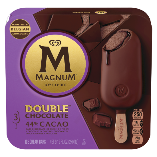 Picture of Magnum Double Chocolate Ice Cream Bars, 3ct