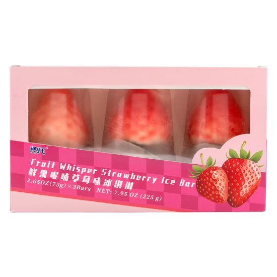 Picture of Fruit Whisper Strawberry Ice Cream 3ct