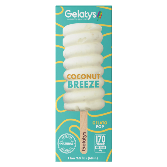 Picture of Gelatys Coconut Breeze Pop 2.3oz Bar