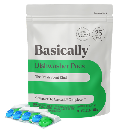 Picture of Basically 25ct Triple Action Dishwasher Pacs