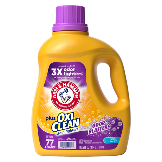 Picture of Arm & Hammer Plus OxiClean Odor Blasters Fresh Burst Liquid Laundry 100.5oz
