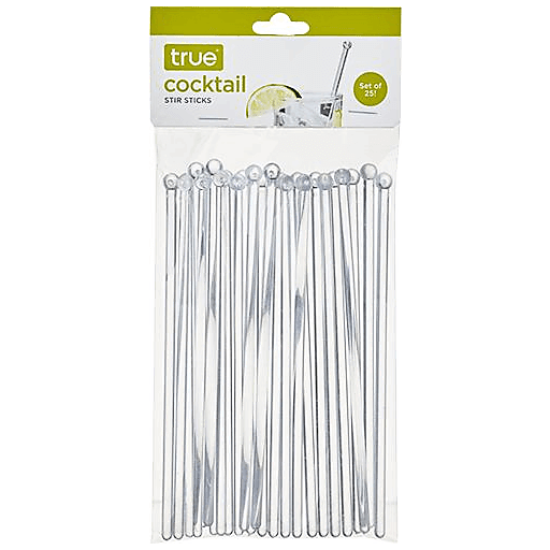 Picture of True Plastic Stir Sticks Clear 25 ct
