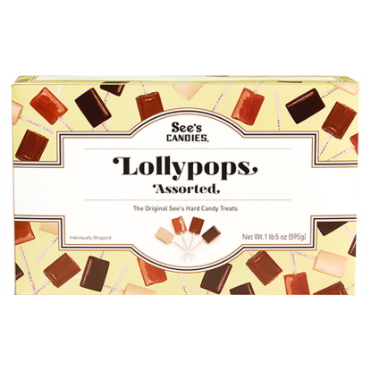Picture of See's Assorted Gourmet Lollypops 8.4oz