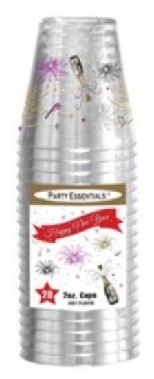 Picture of Shot Cups NYE 2oz 20ct