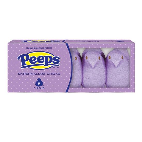 Picture of Peeps Purple Marshmallow Chicks, 5 Count