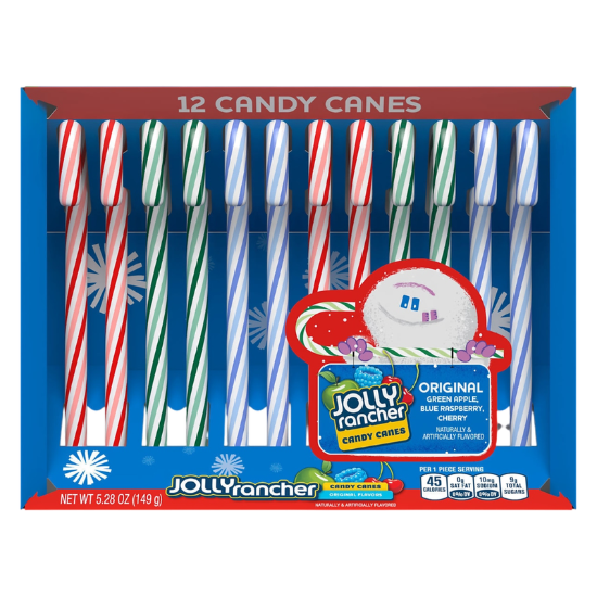 Picture of Jolly Rancher Candy Canes, 5.28oz