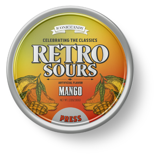 Picture of Retro Sours Mango, 2.12oz