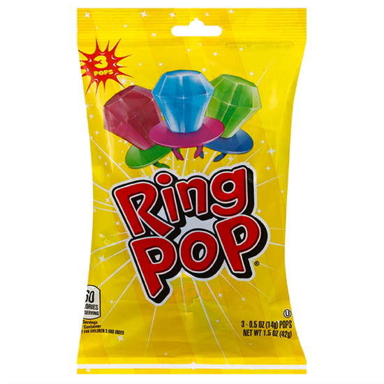 Picture of Ring Pop Assorted Flavors Variety Party Pack 3ct